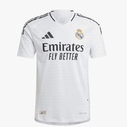  adidas Real Madrid Men’s Authentic Jersey 2024/25 (US, Alpha, Large, Regular, Regular, White)
