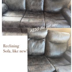 Reclining Sofa & Loveseat