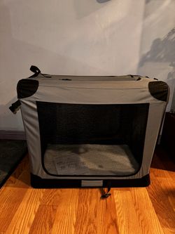 Portable Canvas Dog Crate
