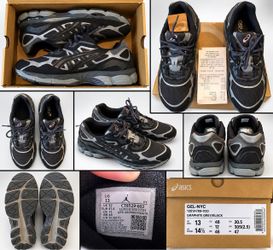 ASICS GEL-NYC Graphite Grey Black Men’s Size 13  w/ Original Box