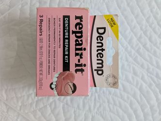 New Dentemp Repair It Denture Repair Kit Emergency Dental Fix 3 Repairs