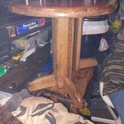 Tiger oak coffee table