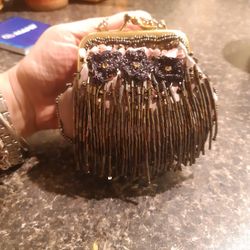 CHICO'S PARTY COIN PURSE PERFECT CONDITION 
