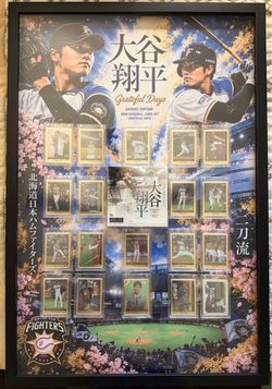 2018 BBM Grateful Days Shohei Ohtani 19 Card Set with Custom Display