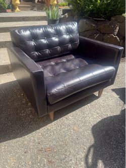 Faux Leather Chair