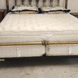 King size Spring Air mattress and box springs only