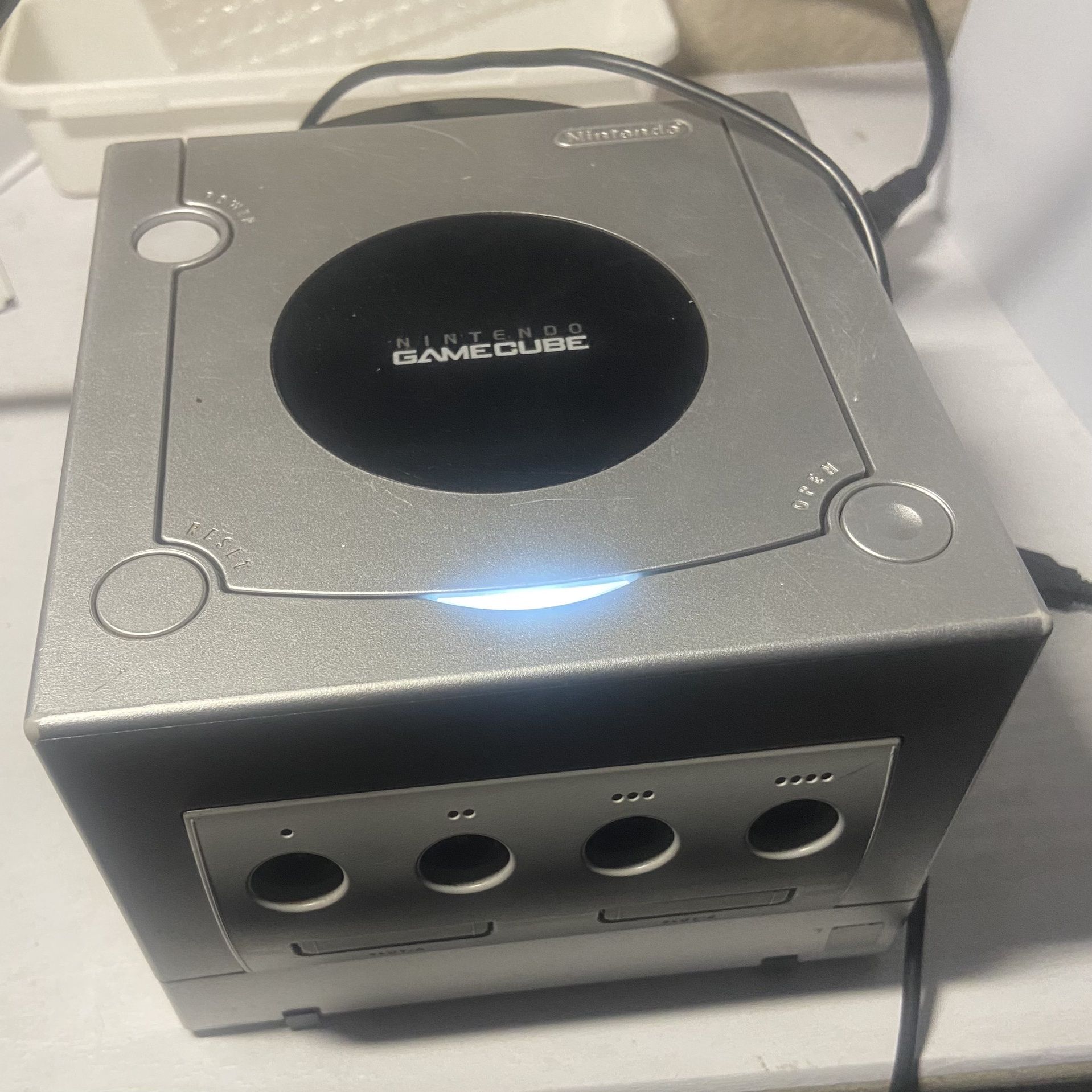 Modded Nintendo GameCube Platinum DOL-001