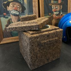 In Great Shape CORK Mid Century Ice Bucket Made In Portugal. 