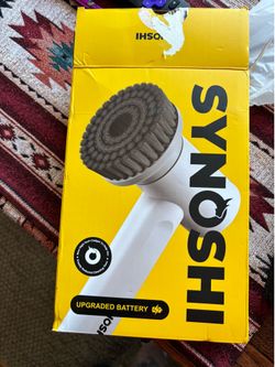 Synoshi power spin scrubber