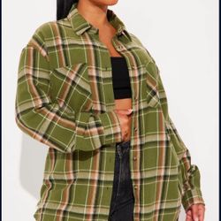 Fashion Nova Plaid Shirt 