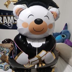 Graduation Bear Balloon