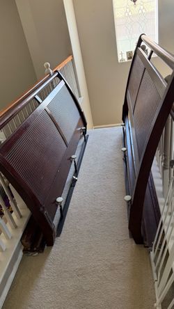 FREE CAL KING sleigh bed