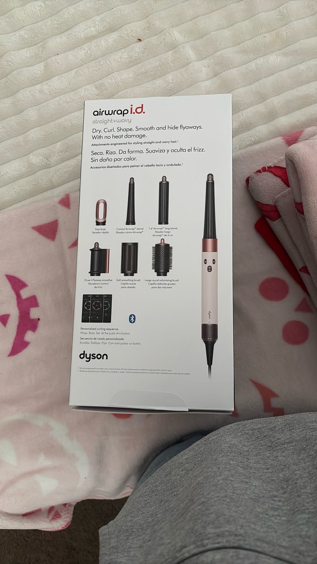 Dyson ID Curl In Color pink