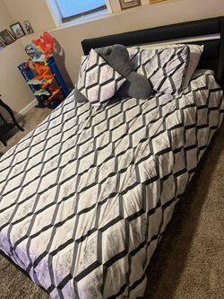 Ultimate Home Setup – Queen Bed, 55” TV, Matte Black Couch & More for ONLY $745! 🔥 