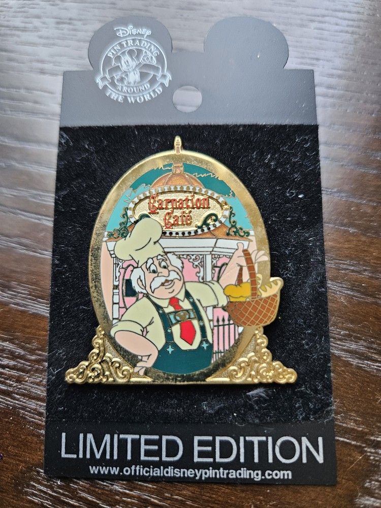 Disney PIN ' Carnation Cafe' Limited Edition