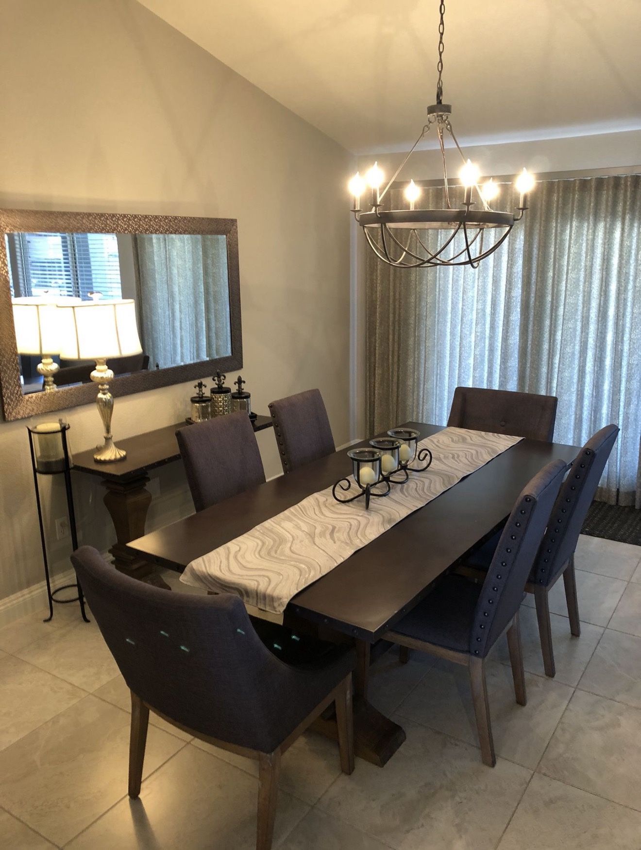 Kitchen Table With Side Table 