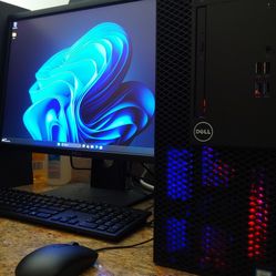 Fortnite Gaming PC Tower i5 7500,  RX 560 GPU 16gb RAM, 1tb Storage, Win 11on fast NVME WiFi 6 TPM 2