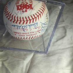 1981 Signed All-Star Game Signed Ball *Cleveland Cburfoo Wahoo Logoi* Cleveland's Year