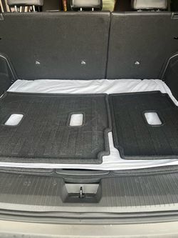 2021-2024 Nissan Rogue Rear Seatback Protector Black Trunk Carpet Oem