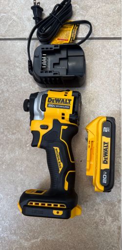 HOT SALE⚠️ 🚨🚨 Exclusive ‼️ DEWALT ATOMIC 20V MAX Lithium-Ion Cordless 1/4 in. Brushless Impact Driver Kit, 2.Ah Battery, Charger