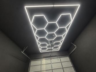 hexagon LED garage lights