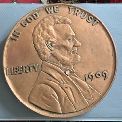 1909 Lincoln Memorial Penny Wall Art 