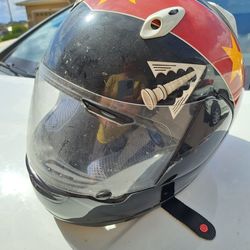 Arai Motorcycle Helmet (M) Custom Painted 