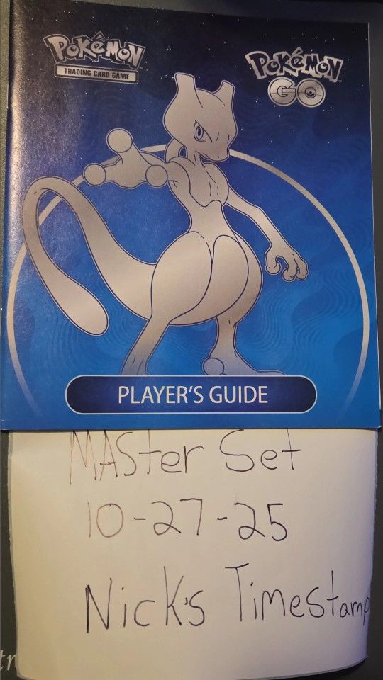 Pokemon Go Complete Master Set +Promo Cards