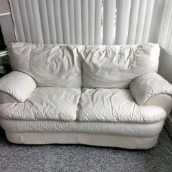 Leather Love Seat