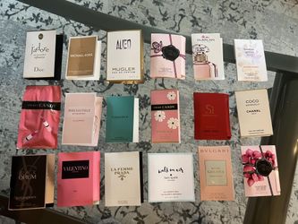 Women’s Perfume Lot Of 18 Sample Vials New Designer 