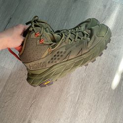 Hola Olive Green Hiking Boots