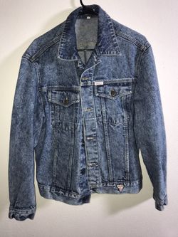 Vintage guess jean jacket men’s large