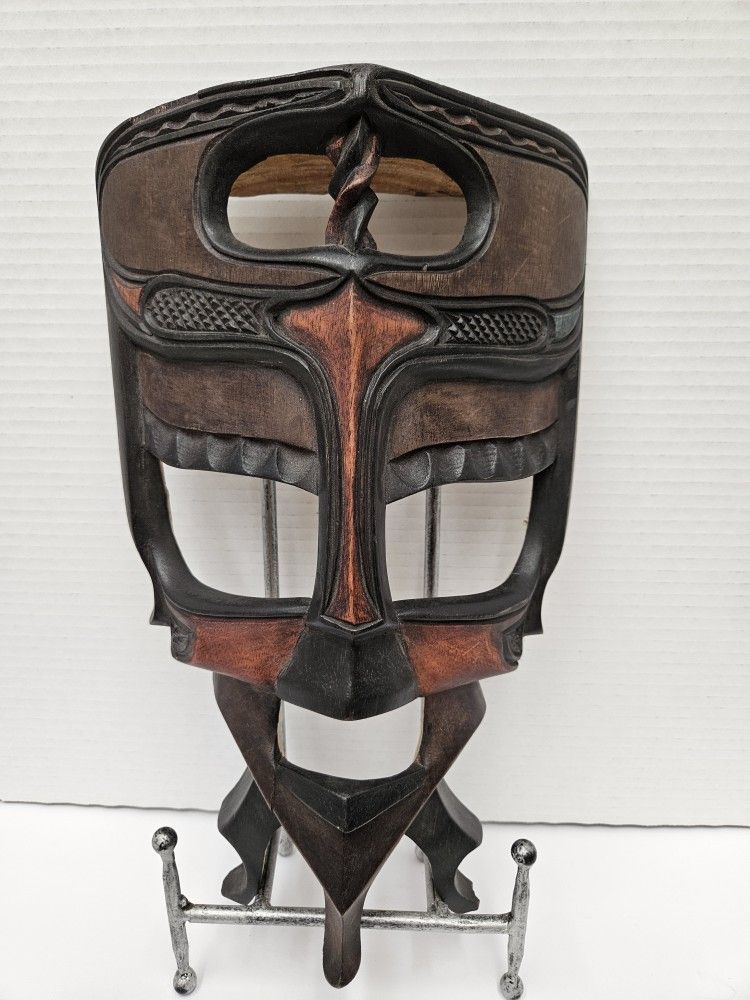 Hand Carved Wood Mask