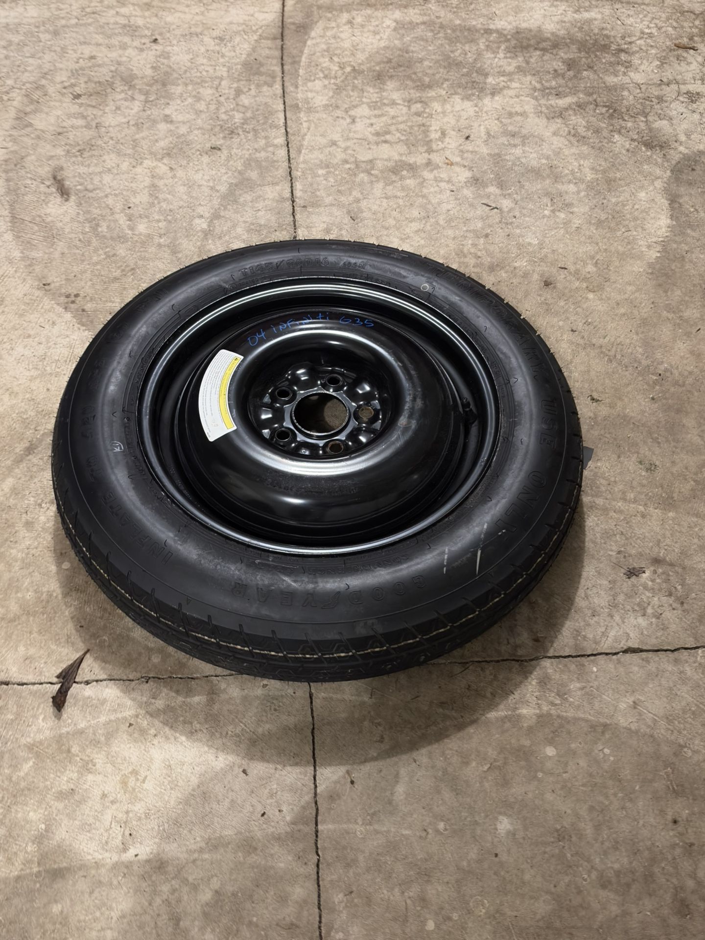 Spare Tire Infiniti/Nissan - G35/350z