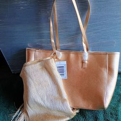 Tote Bag With Scarf 