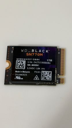 WD_BLACK SN770M 1TB M.2 2230 NVMe SSD – 100% Health