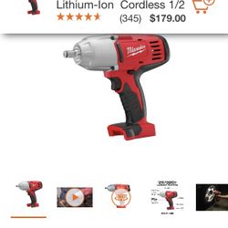 Milwaukee 1/2” Impact Wrench 