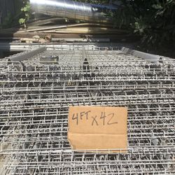 Steel shelving 4’ x 42” long