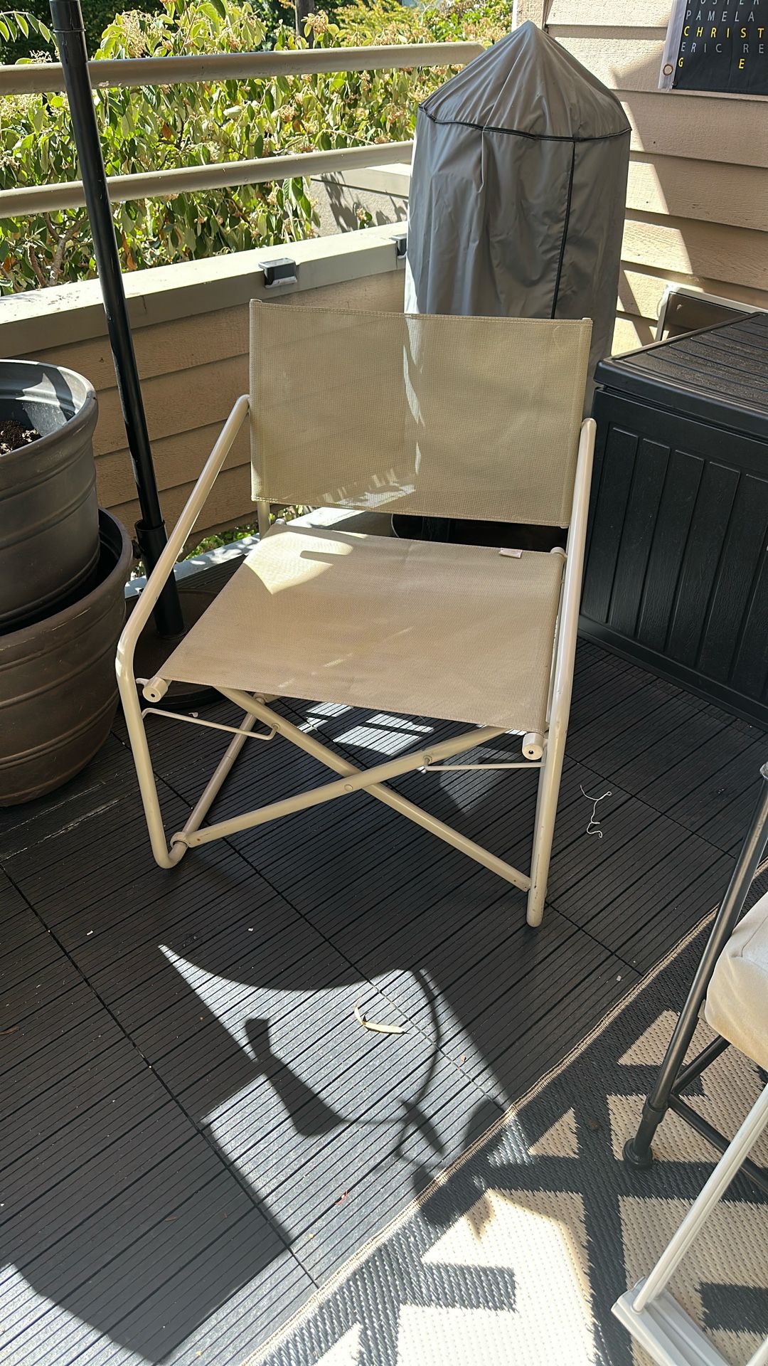 Brown Jordan “NOMAD” Folding Patio Directors Chair