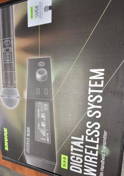 Shure handheld wireless mic
