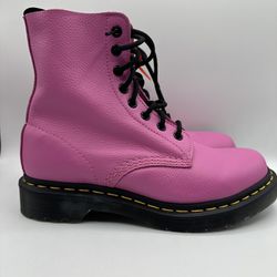 Dr. Martens Pink Lace Up Boots Brand New