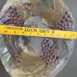 Beautiful Vintage Pressed Glass  Bowl 
