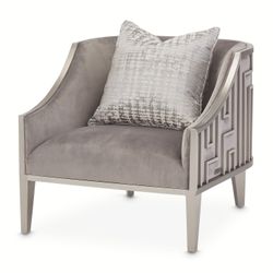 Roxbury Park Steel Gray Velvet Accent Chair