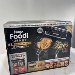 Ninja Foodi 6-in-1 10-qt. XL 2-Basket Air Fryer