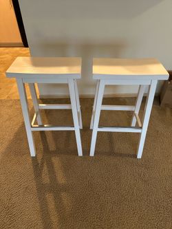 Wooden bar stools
