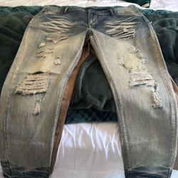 Nice Blue Ripped Jeans