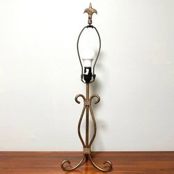 Ornate Wrought Iron Table Lamp