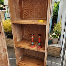 Wood Door Book Cases Cabinets - 2 Two