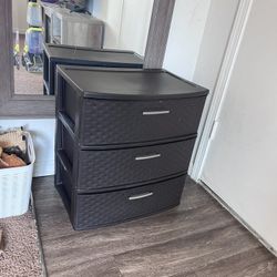 3 Drawer Plastic Storage 