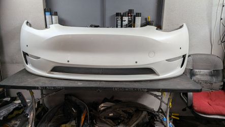 2021-2022-2023-2024 TESLA MODEL Y FRONT BUMPER OEM USED #11359